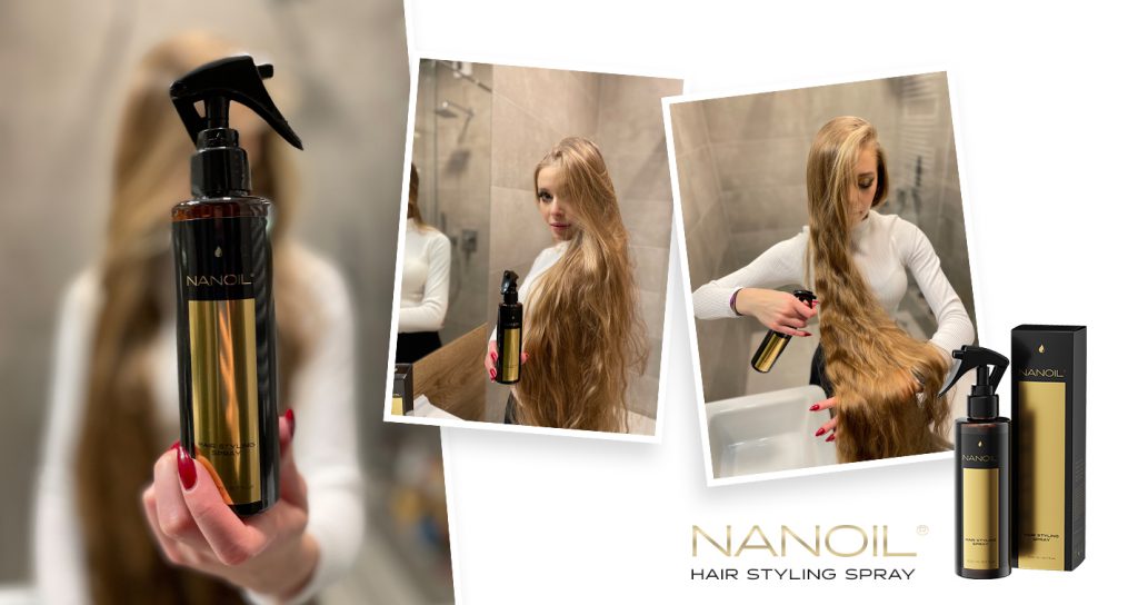 nanoil hair styling spray